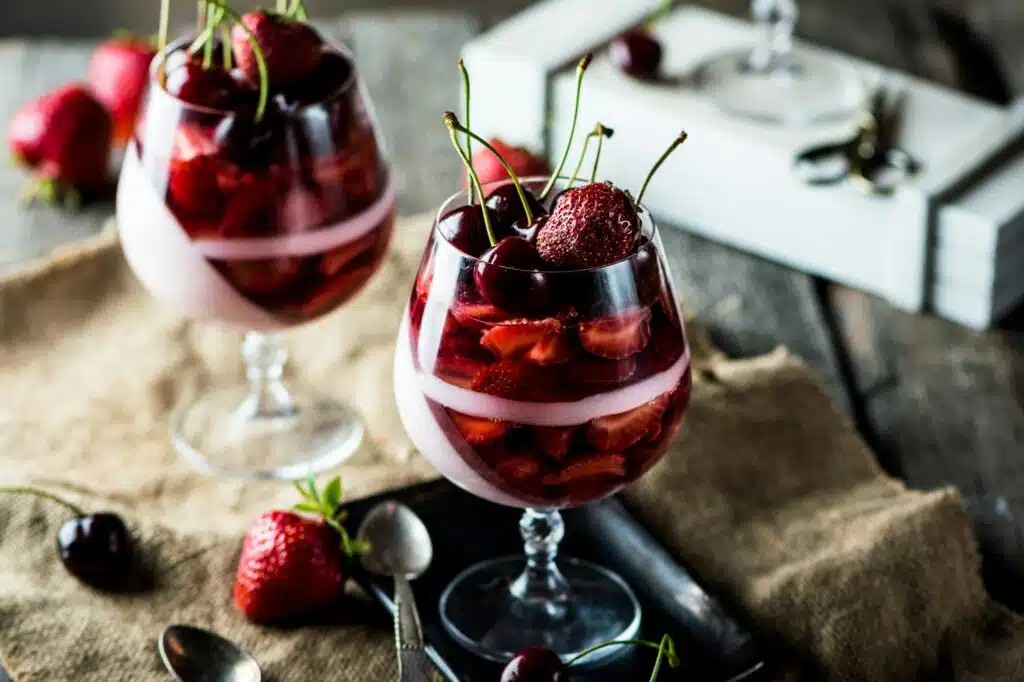 Strawberry jelly. Healthy dessert